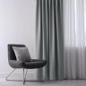 Zasłona zaciemniająca blackout RESTILO srebrna 140 x 245 cm
