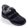 Damskie ocieplane buty ortopedyczne czarno-szare